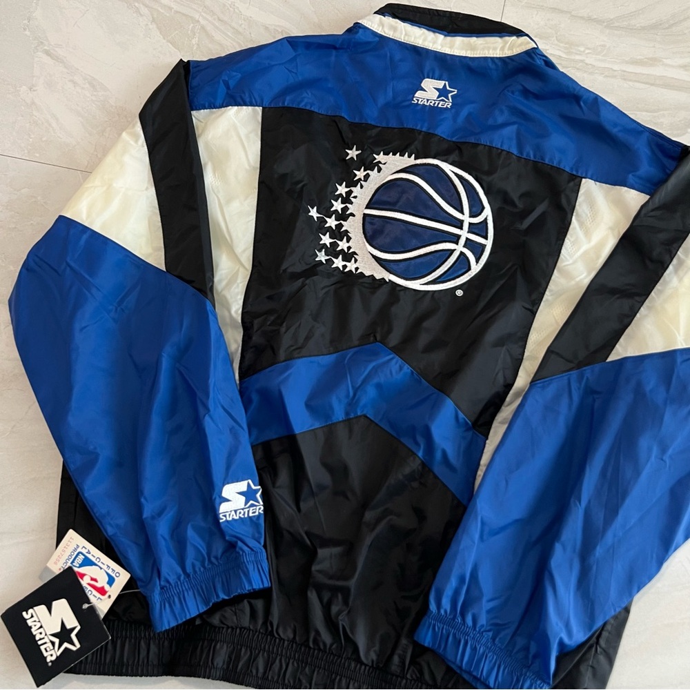 Vintage 90s Starter Orlando Magic Windbreaker Jacket Deadstock NWT RARE SZ M